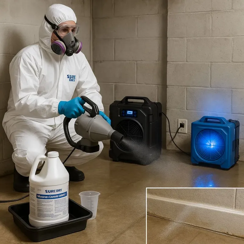 Sanitization and Odor Removal process in Maryville, IL